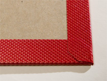 Close-Up of Turned Edge Cover
